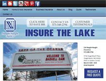 Tablet Screenshot of insurethelake.com